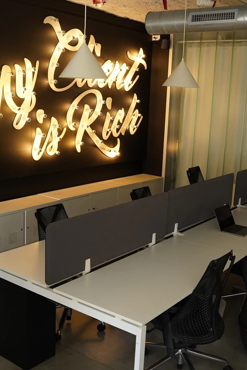 Bureaux en open space